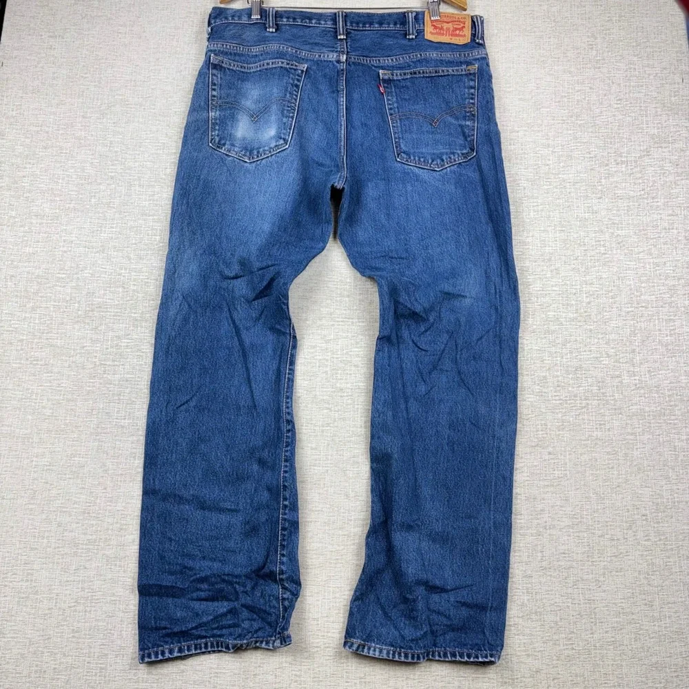 Levis 517 Mens 38x32 Vintage Style Bootcut Jeans Thigh Faded Denim